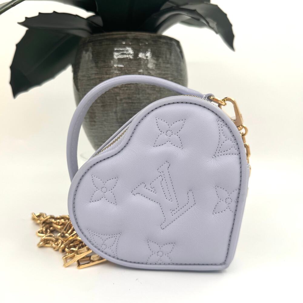 Louis Vuitton Pop My Heart Purple Lilac Monogram Crossbody Empreinte Leather Bag